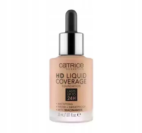 CATRICE HD Liquid Coverage podkład 040 Warm Beige zdjęcie 1