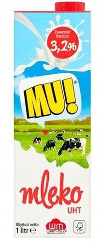 Mleko UHT Wart-Milk MU! 3.2% 1l x 12 na Arena.pl