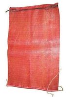 worek raszlowy leno mesh 50cm x 85cm pomarańczowy z zaciągiem