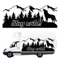 NAKLEJKA NA SAMOCHÓD KAMPER przyczepę kempingową camper auto 170 cm