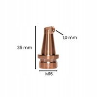 Dysza, końcówka spawalnicza głowicy spawarki laserowej AS 0.8 1.0 1.2 1.6