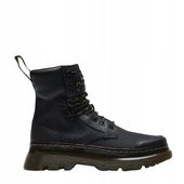 Zimowe trapery damskie skórzane wysokie Dr. Martens
