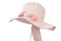 Jamiks BRITT kapelusz dla dziewczynki bawełna morelowy 50-52