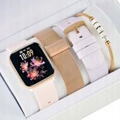 Zestaw damski SMARTWATCH Rubicon z bransoletką ROZMOWY SMS ALWAYS DISPLAY