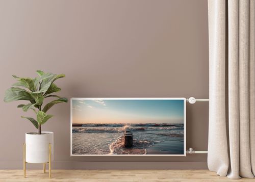 MATA Magnetyczna Na Kaloryfer Fale Morze Pejzaż 110cm x 60cm na Arena.pl