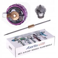 2X Wymienna Dysza Pistoletu Lakierniczego Auarita MINI H-891 HVLP 1,0mm