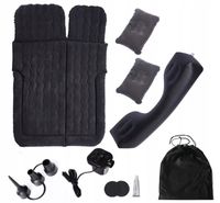 DMUCHANY MATERAC ŁÓŻKO DO AUTA SAMOCHODU 2W1 PODUSZKA POMPKA POKROWIEC