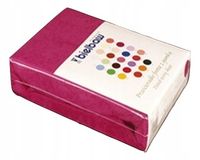 Prześcieradło frotte z gumką 120x200 Bielbaw Greno fuksjowe