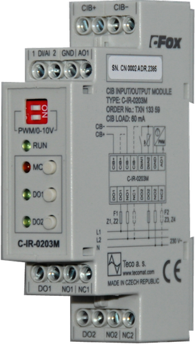 C-IR-0203M, CFOX 5-kanałowy aktor do wejść/wyjść TXN 133 59 na Arena.pl