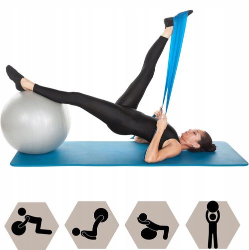 Piłka Gimnastyczna WZMOCNIONA Rehabilitacyjna Anti-Burst 65cm + Pompka na Arena.pl