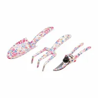 LUX Komplet narzędzi ogrodniczych 3 sztuki MIX kol