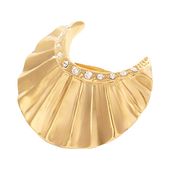 pierścionek falbanka z kryształkami (r23/lat/108au)