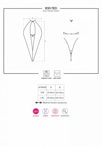 Bielizna 830 TED 1 body L/XL na Arena.pl