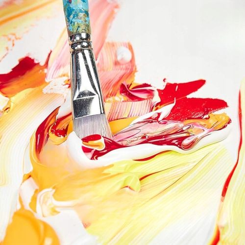 ZESTAW DO MALOWANIA FARBY AKRYLOWE 24X59ml +12 PĘDZLI DUŻY ARTYSTYCZNY 36EL na Arena.pl