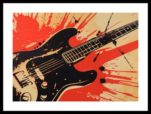 Plakat 42x29,7cm Gitara Elektryczna na Arena.pl