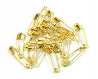 Agrafki złote 24 szt. agrafka mała 2 cm