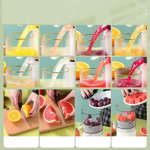 Przenośna Ładowanie USB Elektryczna sokowirówka do Pomarańczy do Cytrusów na Arena.pl