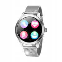 Smartwatch MaxCom fit FW42 SILVER damski biżuteryjny bransoleta j. polski