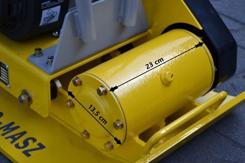 Zagęszczarka Dro-Masz 90 kg mocna 18 kN + mata + wozek + przegląd zerowy na Arena.pl