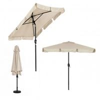 PARASOL OGRODOWY MULTIGARDEN 200X130 CM KORBKĄ POLIESTER