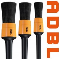 ADBL _ PĘDZELKI DETAILINGOWE ROUND DETAILING BRUSH zestaw 3 szt