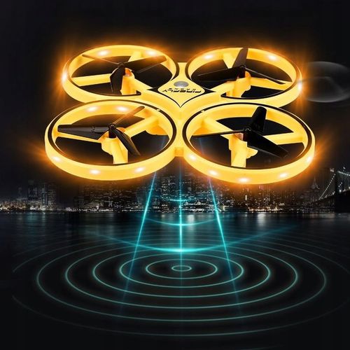 DRON ZDALNIE STEROWANY RĘKĄ GESTEM UFO LED ZABAWKA DLA DZIECI PREZENT na Arena.pl