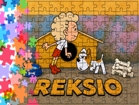 Puzzle tradycyjne - Reksio