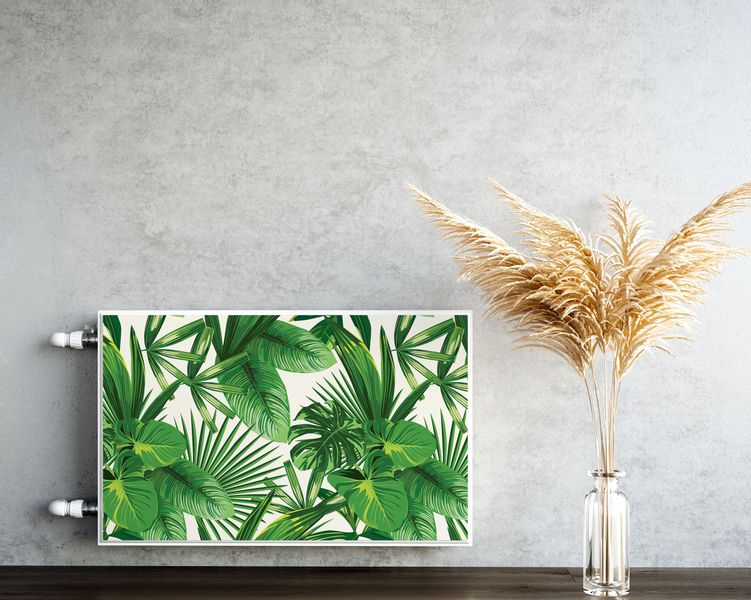 Magnetyczna MASKOWNICA Grzejnika Liście Tropikalne Natura 90cm x 60cm zdjęcie 5