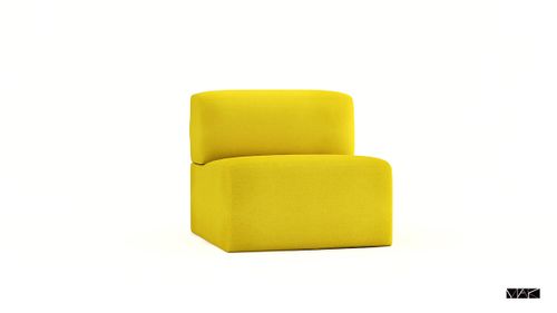 Fotel Block żółty na Arena.pl