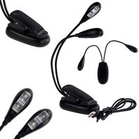 Podwójna Lampka Usb Z Klipsem Do Czytania Pracy