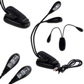 Podwójna Lampka Usb Z Klipsem Do Czytania Pracy