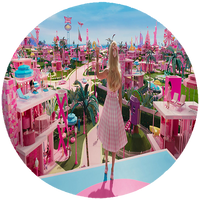 Opłatek na tort Barbie Movie