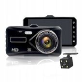 WideoRejestrator samochodowy DVR F800 DUAL VIEW FullHD z kamerą cofania