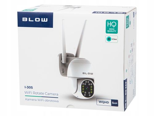 ZEWNĘTRZNA OBROTOWA KAMERA BLOW WIFI IP 5MP ULTRA HD AUDIO IP66 ICSEE ZOOM na Arena.pl