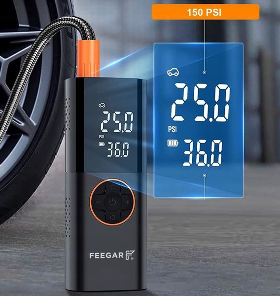 Feegar Pompka elektryczna Kompresor do auta 12V zdjęcie 7