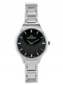 ZEGAREK DAMSKI BISSET BSBE45 - silver/black + GRAWER