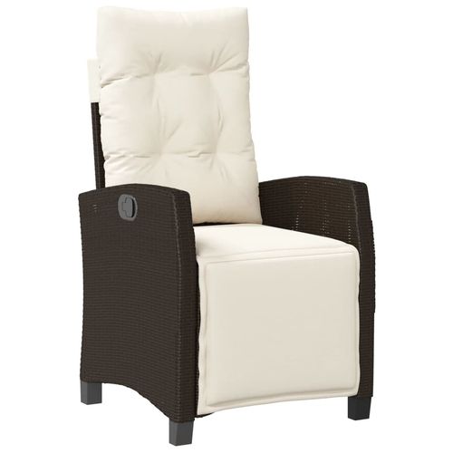 7-cz. zestaw mebli ogrodowych, z poduszkami, brązowy, rattan PE na Arena.pl