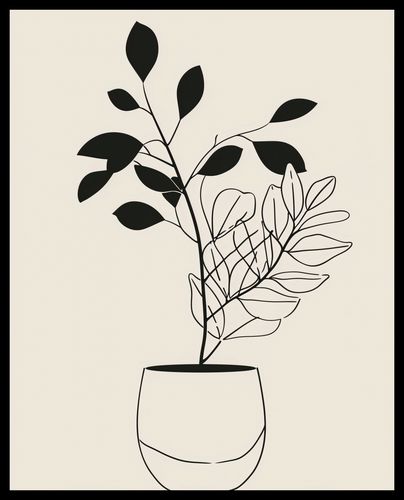 Plakat 40x50cm Prostota Doniczki na Arena.pl