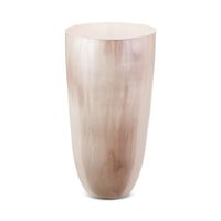 Wazon szklany CARDO 20X20X37 kremowy