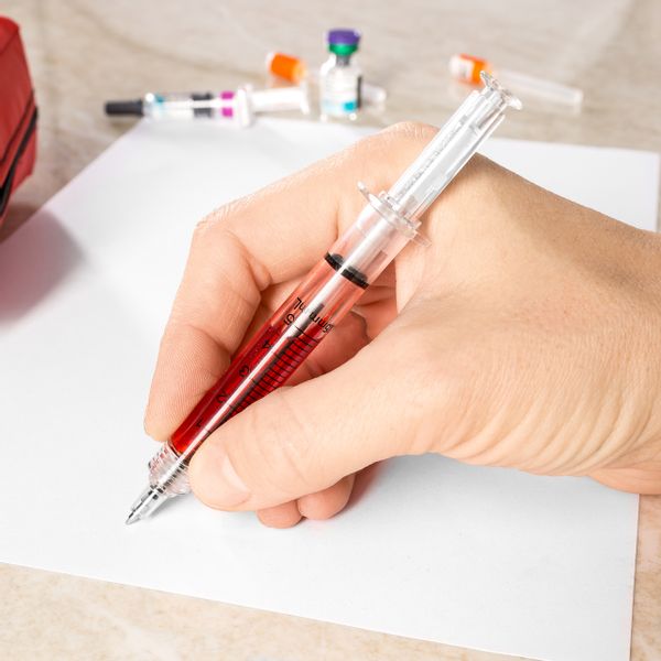 Długopis STRZYKAWKA - Prezent dla Pielęgniarki zdjęcie 4