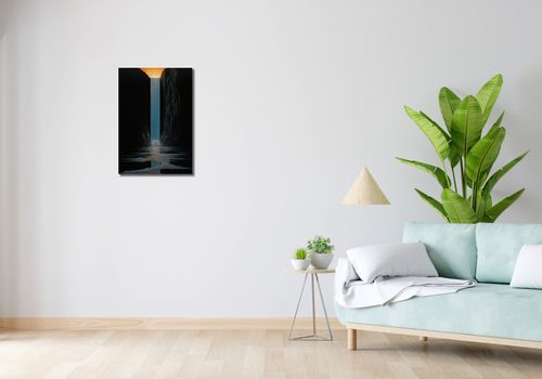 Obraz 40x60cm Wodospad Światła na Arena.pl