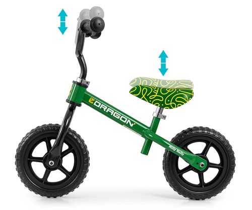 MILLY MALLY 6345 Rowerek biegowy DRAGON green na Arena.pl