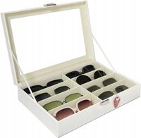 PUDEŁKO ETUI ORGANIZER SZKATUŁKA OKULARY 8 SZT G28