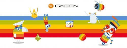 GoGen Aparat fotograficzny dla dzieci DECKOFOTOB niebieski na Arena.pl