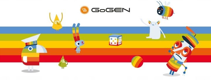 GoGen Aparat fotograficzny dla dzieci DECKOFOTOB niebieski zdjęcie 3