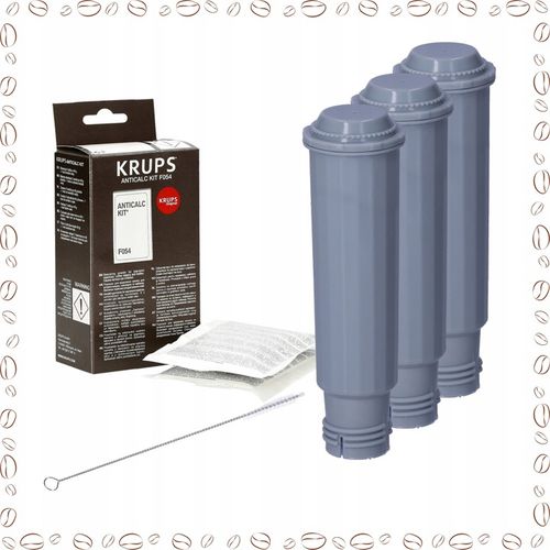 3x Filtr do ekspresu Krups zamiennik Spitze Gewinde i Odkamieniacz F054 na Arena.pl
