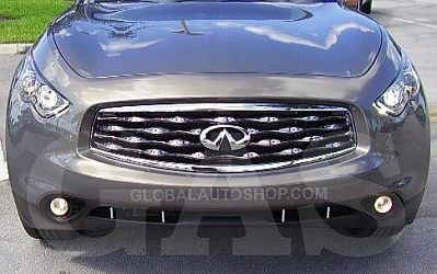 Infiniti FX Series - Chromowane Listwy Grill Chrom Atrapy Zderzaka Tuning na Arena.pl