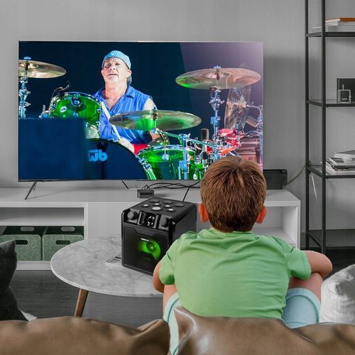 Głośnik bluetooth z perkusją LED AUX MIC KARAOKE na Arena.pl