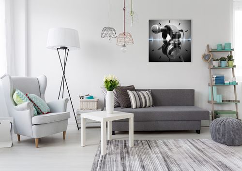 Zegar Ścienny - Mikrofon Studio - 60X60 Cm - C3Ac60X60-2549 na Arena.pl