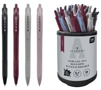 DŁUGOPIS AUTOMATYCZNY CZARNY GRIP EASY ACADEMY INTERDRUK